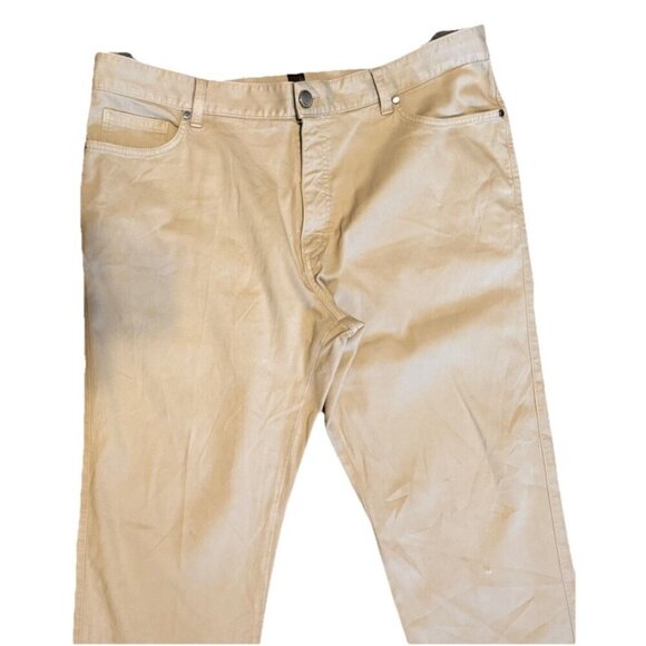 ERMENEGILDO ZEGNA 5 Pocket Jeans Pants Chino Beige size 40 x 29 Lightweight - Picture 1 of 5